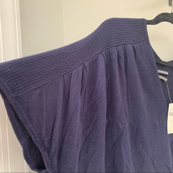 Anthropologie navy loose fit knit tee - Picture 7 of 7